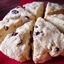 Cranberry Pine Nut Scones