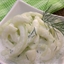 Cucumbers in Sour Cream with Fresh Dill