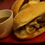 Dripping Roast Beef Sandwiches with Melted Provolone with Au Jus