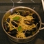 Fettucini with Mussels in a White Wine and Basil Oil Sauce Fettucini with Mussels in a White Wine and Basil Oil Sauce