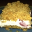 Frozen strawberries and cream dessert Frozen strawberries and cream dessert