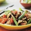 Garlic Pork with Tomato and Basil