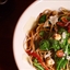 Garlicky Rapini Pasta with sun-dried tomatoes Garlicky Rapini Pasta with sun-dried tomatoes