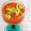 Gazpacho with Marinated Shrimp