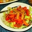 Green Salad Tossed with Tomato Dressing