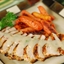 Grilled Chicken with Red Chile Veloute Sauce