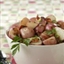 Grilled New Potato Salad with Bacon and Scallions
