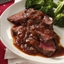 Grilled Sirloin with Chili-Beer Barbecue Sauce  