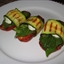 Grilled Zucchini Wraps with Tomatoes and Goat Cheese