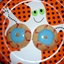 Halloween eyeball cookies