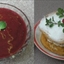Healthy Raspberry and Blackberry Meringue Pie with dilicious sauce
