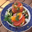 Heirloom tomato and mozzarella salad Heirloom tomato and mozzarella salad