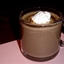 Hot Chocolate with Pink Peppermint Whipped Cream
