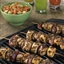 Jerked Chicken and Plantain Kebobs with Papaya Avocado Salsa