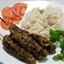 Lamb Kofta with chickpea rice