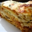 Lasagna with homemade sauce
