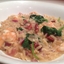 Lemon Barley “Risotto” with Shrimp, Bacon & Spinach