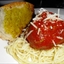 Mia's tasty spaghetti & turkey meatballs