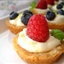 Mini Fruit TartsFilled with a Lemon Curd Mousse and a Shortbread crust