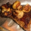 New York Strip Steaks W/cumin Rub and Pars