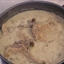 North Croatian pork chops in mushroom sauce