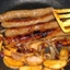 Pan-Grilled Sausages With Apples and Onions Pan-Grilled Sausages With Apples and Onions