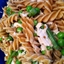 Pasta- Cream Sauce, with Chicken, Asparagus, Peas Pasta- Cream Sauce, with Chicken, Asparagus, Peas