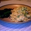Pasta W/ Bacon, Chicken, Peas and Mushrooms Pasta W/ Bacon, Chicken, Peas and Mushrooms