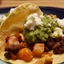 Potato-chorizo Tacos With Avocado Salsa Potato-chorizo Tacos With Avocado Salsa