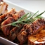 Roast Pork Loin with Bacon and Brown Sugar Glaze