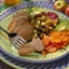 Roasted Caribbean Pork Tenderloin with Apple-Fennel Chutney