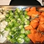 Roasted harvest vegetables with Dijon Mustard Sauce