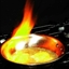 Saganaki (Greek Flaming Cheese) (Low Carb Version)