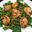 Scallops with Lemon and Pea Relish