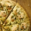 Shrimp Scampi Pizza with Alouette Cheese