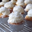 Snowflake Cupcakes with White Frosting