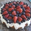 Strawberry-Glazed Cream Cheese Cake Strawberry-Glazed Cream Cheese Cake