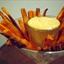 Sweet Potato Fries with Curried Mayonnaise Dip
