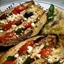 Tomato Stuffed Roasted Eggplant with Feta Tomato Stuffed Roasted Eggplant with Feta