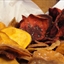 VEGETABLE CHIPS WITH BLUE-CHEESE DIP