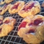 White chocolate raspberry cheesecake cookies