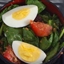 Wilted Spinach Salad with Warm Bacon Dressing