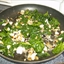 Wilted Spinach with Roasted Garlic and Walnuts