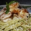 Zesty Shrimp with Walnut Pesto Linguini