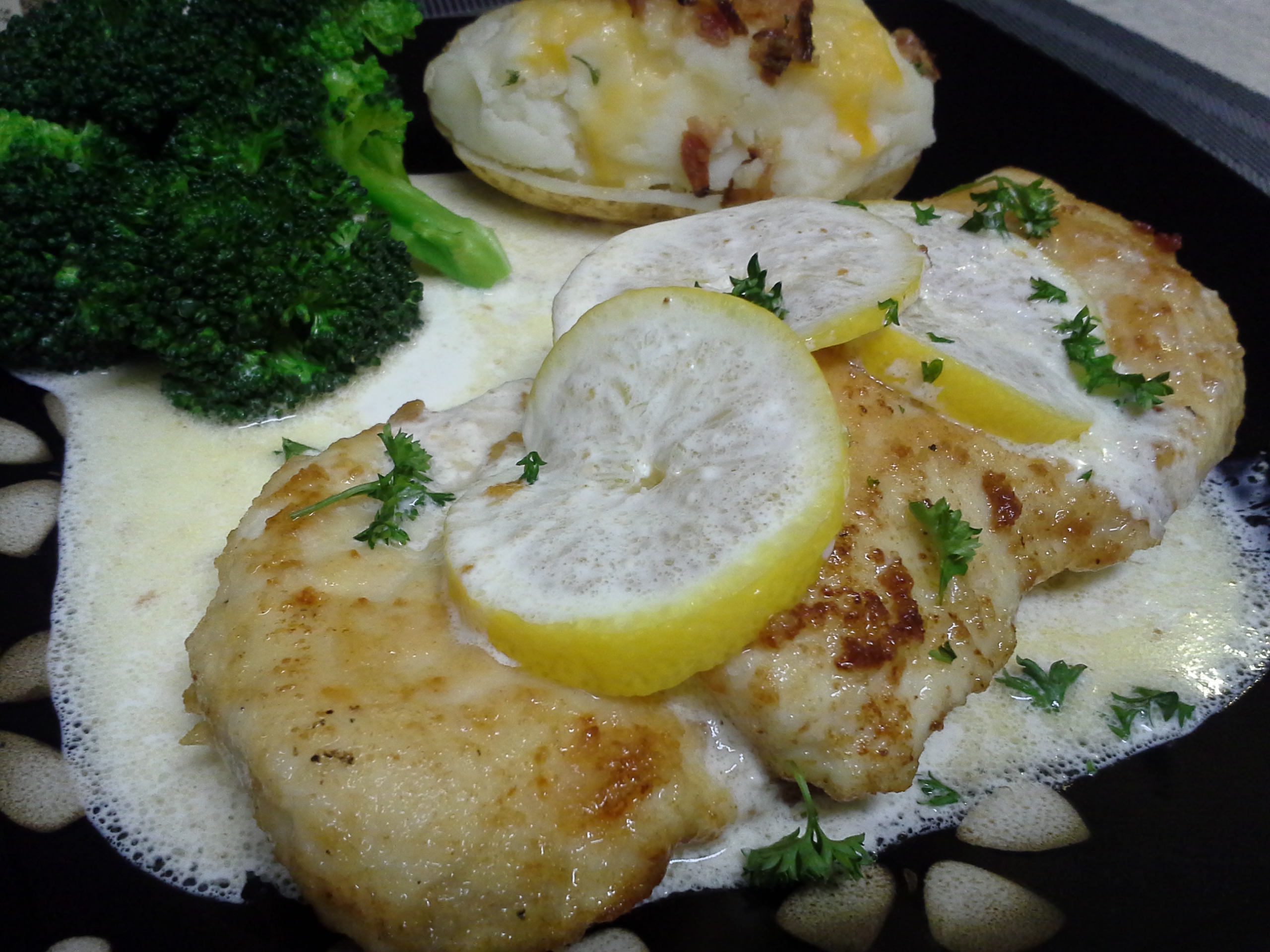 Main Chicken Lemon Chicken sauce  in TBC's Poultry  Sauce to how Dish chicken make for Cream cream butter Butter